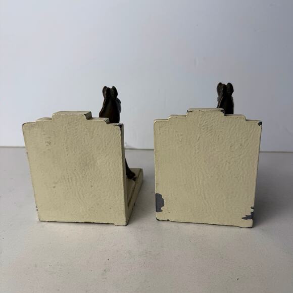 Vintage metal horse colt book ends - Picture 4 of 10